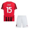 Maglia ufficiale AC Milan Jovic 15 Casa 2024-25 per Bambino